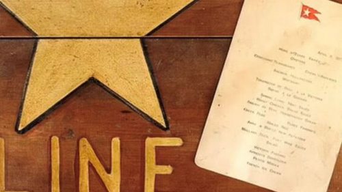 В Лондоне на аукционе продадут меню с затонувшего «Титаника» за £60 000