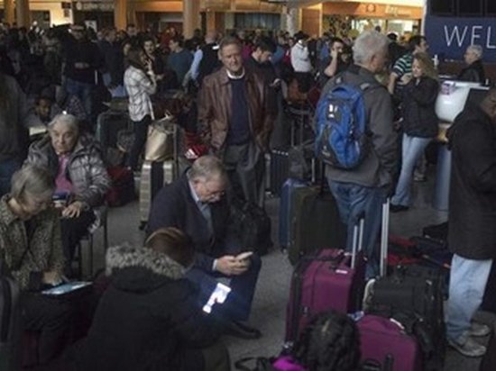 В самом загруженном аэропорту мира отменены все рейсы