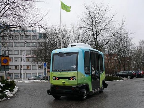 В Стокгольме запустили беспилотные автобусы