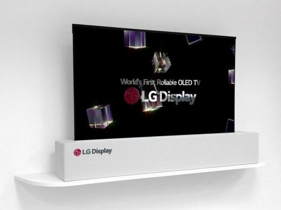 LG представила телевизор, который сворачивается в рулон