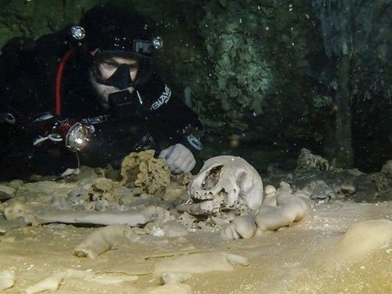 В огромной подводной пещере нашли кладбище майя