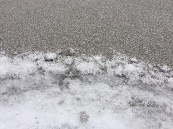 В Ивано-Франковской области выпал черный снег