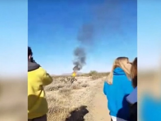 В США упал и загорелся воздушный шар с туристами