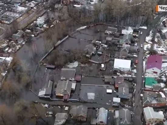 Затопленный Чернигов сняли на видео