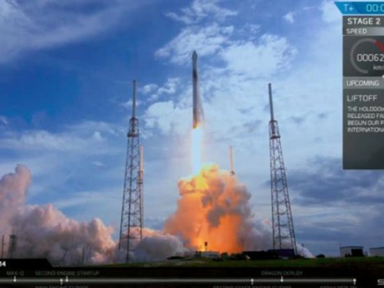 Ракета Falcon 9 с кораблем Dragon отправилась к МКС