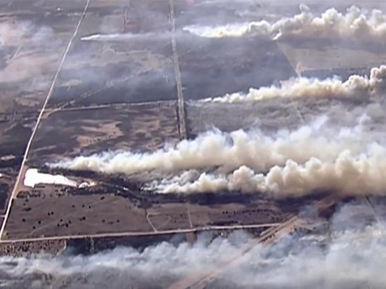 В США бушуют лесные пожары, есть погибшие (видео)