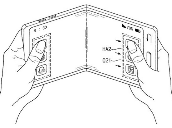 Компания Samsung запатентовала гибкий прозрачный смартфон (фото)