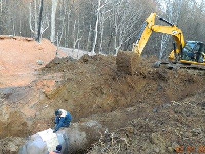 На Закарпатье завершили ремонт газопровода (фото, видео)