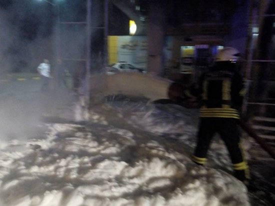 Под Киевом взорвалась АЗС из-за водителя