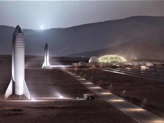 Илон Маск показал прототип марсианской базы