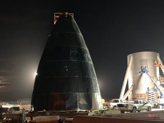 SpaceX показала ход строительства звездолета