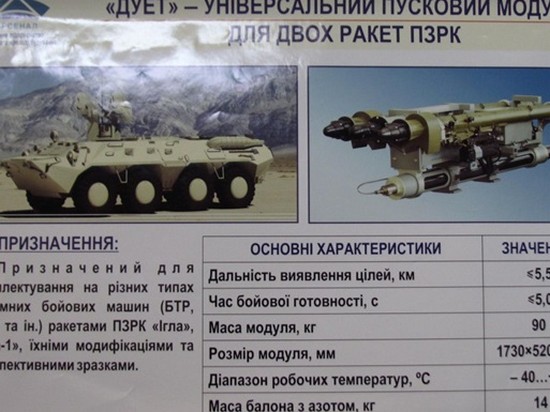 В Украине создали боевой модуль для мобильного ЗРК