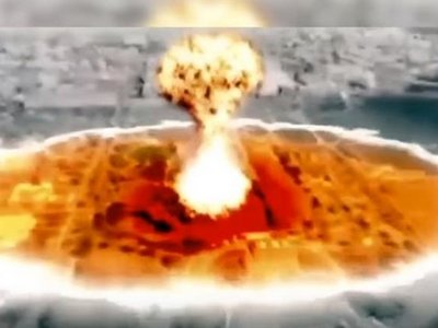 КНДР показала «ядерный удар» по США (видео)
