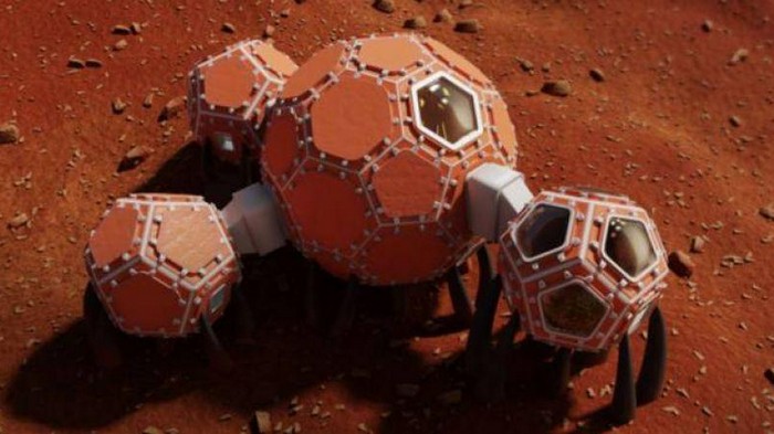 NASA назвало три лучших проекта жилья на Марсе