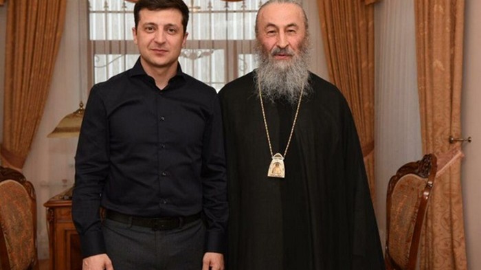 Зеленский провел встречу с митрополитом Онуфрием (фото)