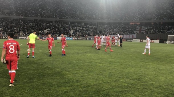 Сборная Грузии впервые победила в отборе на Евро-2020