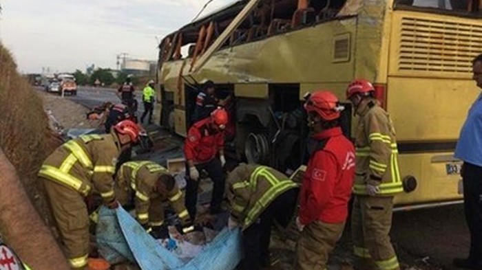 В Турции попал в ДТП автобус с туристами: более 50 пострадавших (фото)
