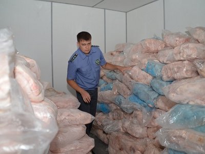 В РФ уничтожили 20 тонн говядины из Украины