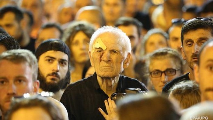 В Грузии арестовали более 120 протестующих
