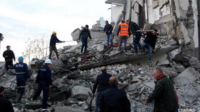 В Албании растет число жертв землетрясения (видео)