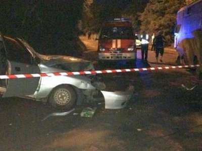 Два офицера полиции погибли в Харькове в ДТП с маршруткой