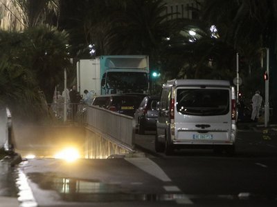 Обнародован видеоролик перехвата грузовика с террористом в Ницце