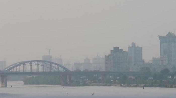 Загрязнение воздуха в Киеве зашкаливает