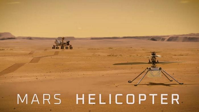 В NASA на видео показали марсианский вертолет