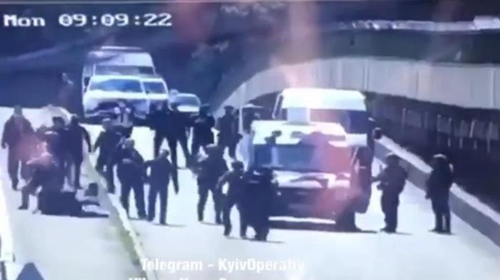 Момент задержания киевского минера попал на видео