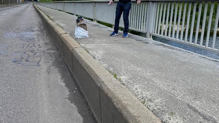Задержать минера моста в Киеве помогла служебная собака