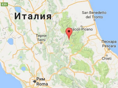 В Италии землетрясение разрушило город Аматриче