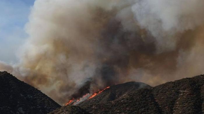 Природный пожар в Калифорнии увеличился втрое