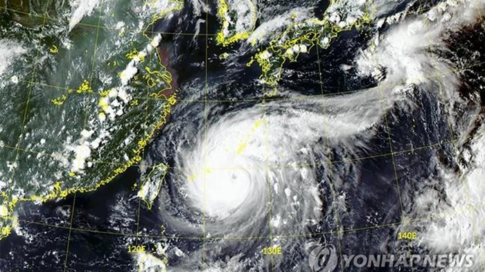 На Южную Корею обрушится первый в этом году супертайфун