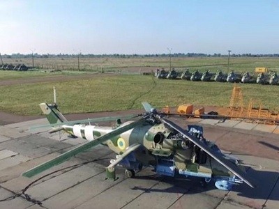 Укроборонпром опубликовал видео ударного вертолета (видео)
