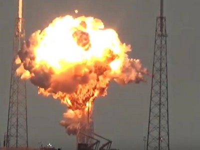 Обнародовано видео взрыва ракеты «Falcon 9»
