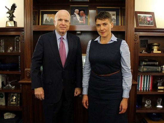 В США Надежда Савченко пожаловалась на президента Порошенко