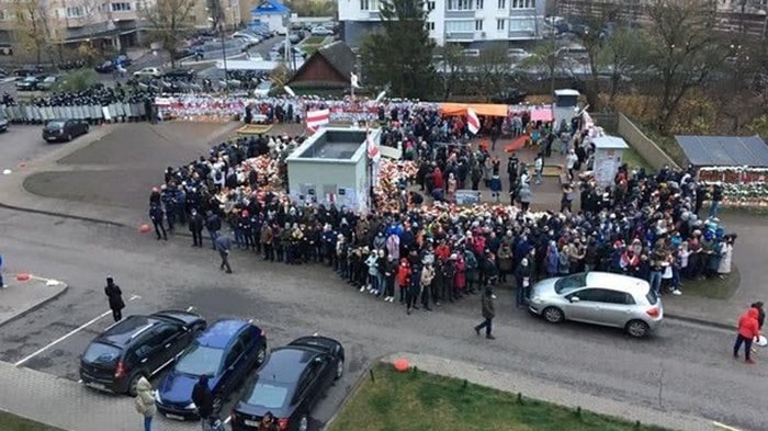 В Минске жестко разогнали акцию протеста (видео)