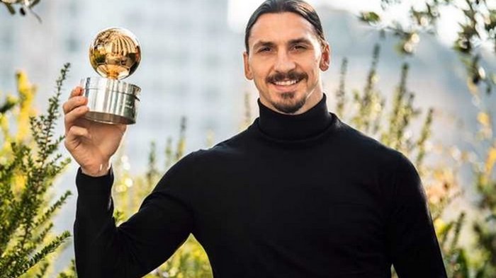 Ибрагимович признан футболистом года в Швеции