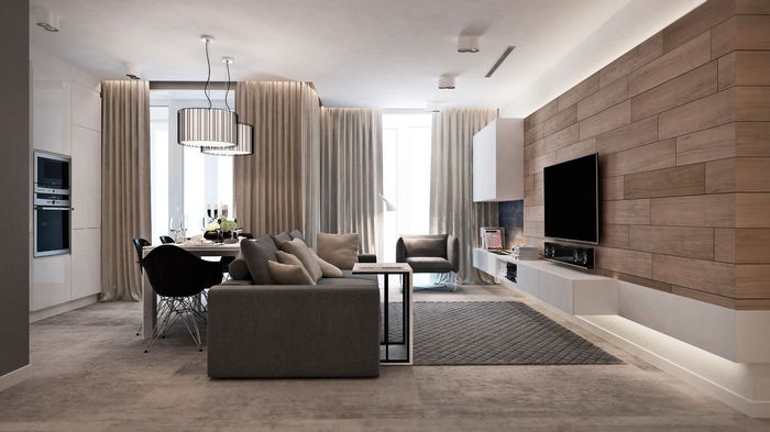 Дизайн интерьера трёхкомнатной квартиры: основные правила