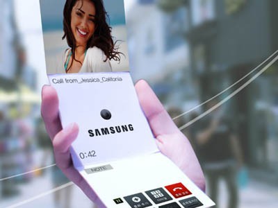 Samsung запатентовала инновационный складной смартфон (фото)