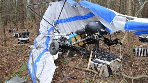 В Польше разбился дельтаплан с контрабандой из Украины (фото)