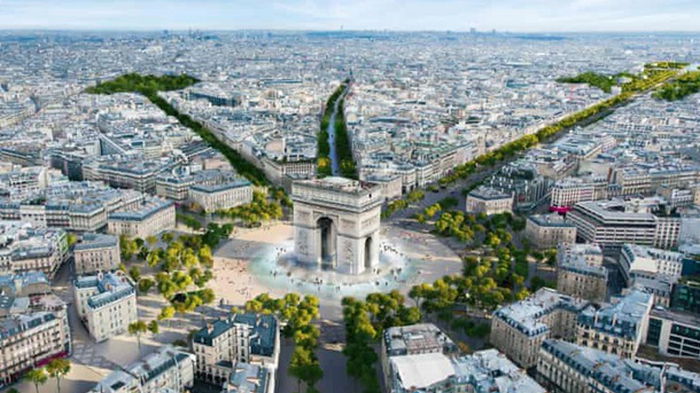 Вместо Елисейских полей в Париже создадут необыкновенный сад