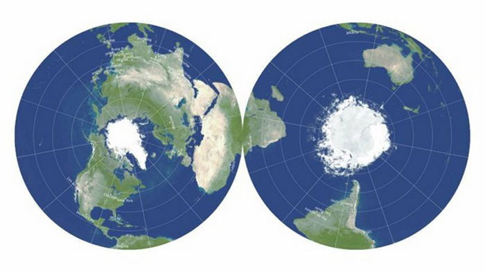 Создана самая точная плоская карта Земли