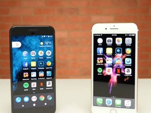 Смартфоны iPhone 7 и Google Pixel сравнили в быстродействии