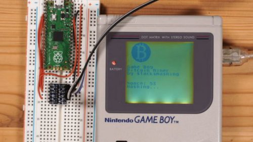 Программист запустил майнинг биткоина на 8-битной игровой консоли Game Boy (видео)