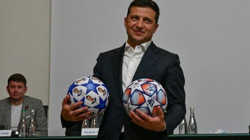 Зеленский поддержал сборную перед матчем с Казахстаном