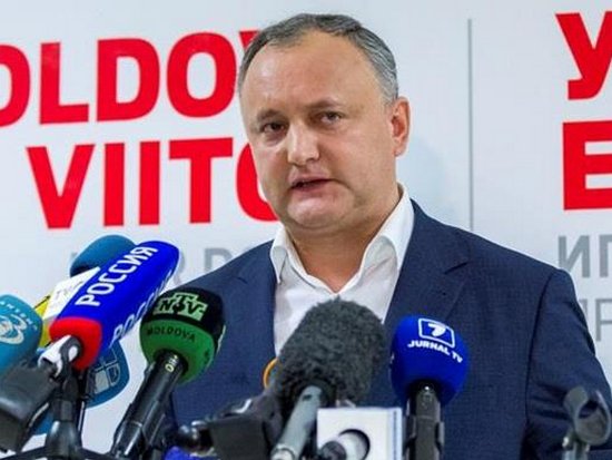 Пророссийский кандидат Додон объявил о своей победе на выборах в Молдове