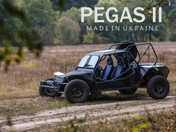 Для украинских разведчиков сконструировали новый автомобиль «Пегас-2» (видео)