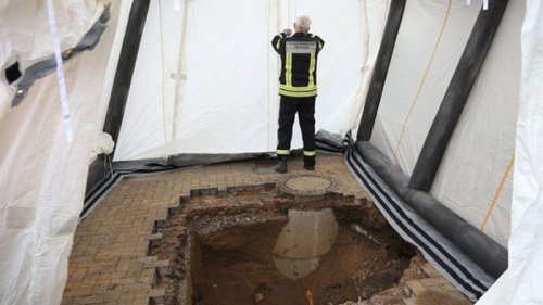 В Германии обнаружен восьмиметровый тунель, ведущий к банку