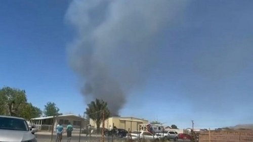 В Лас-Вегасе истребитель разбился после взлета с базы ВВС